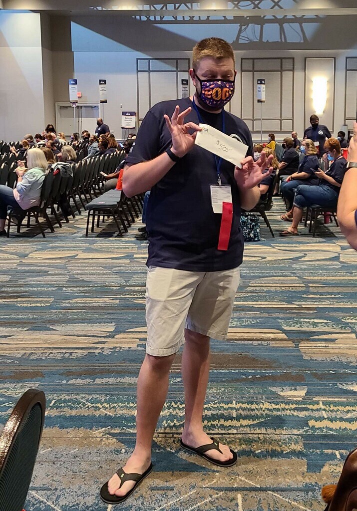 Brian just won big money for recruiting new members!!!