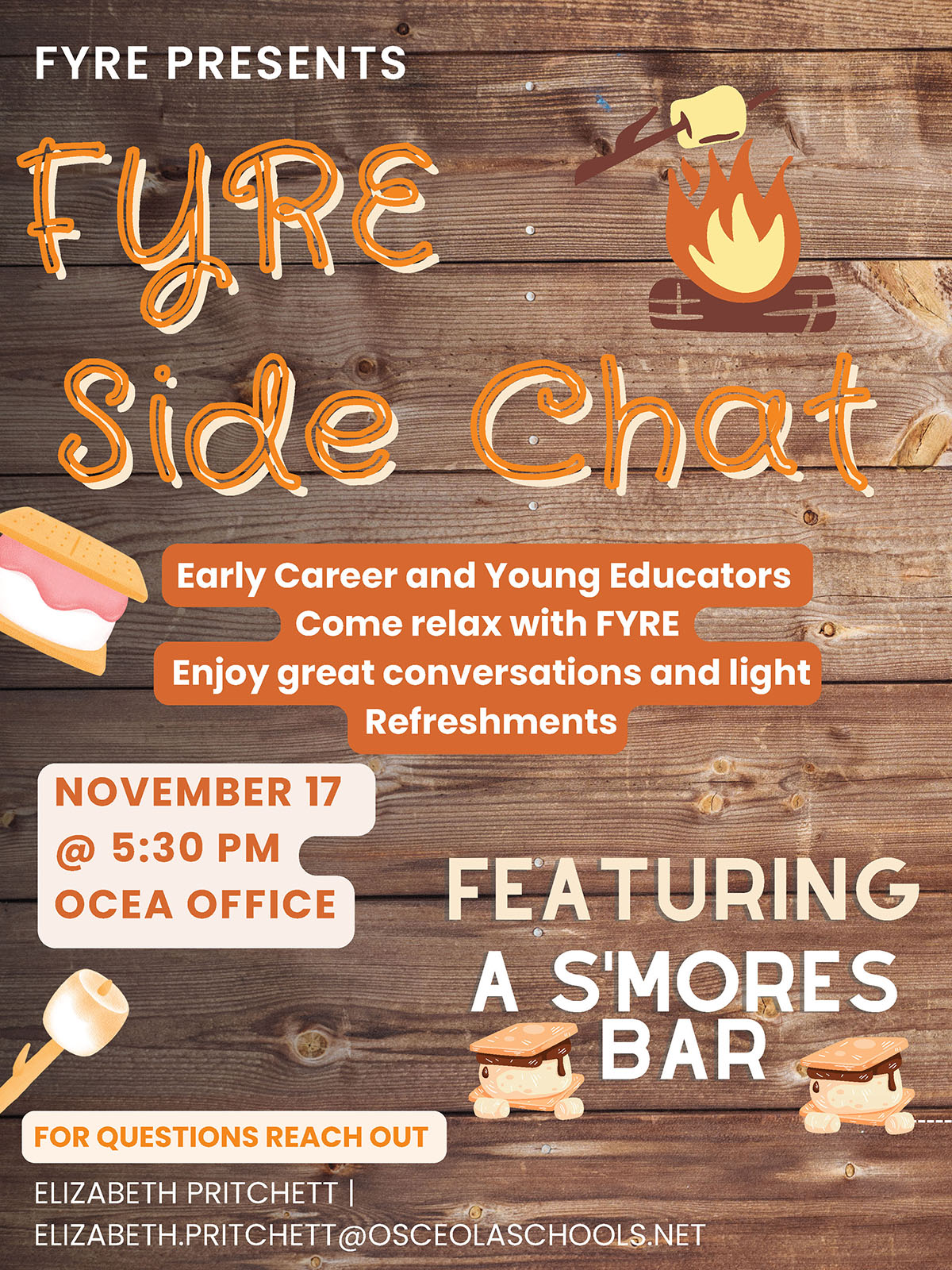 Join us November 17th for our FYRE side chat