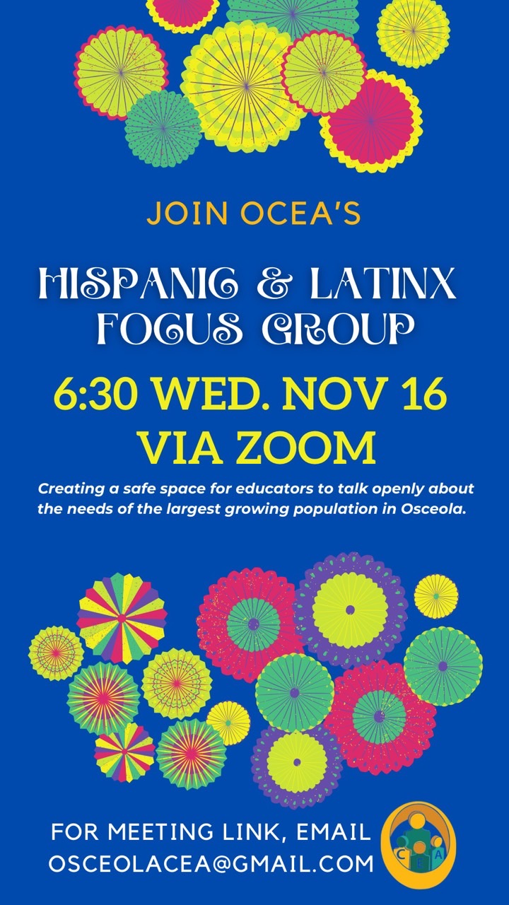 Join us for our Hispanic and LatinX Focus Group