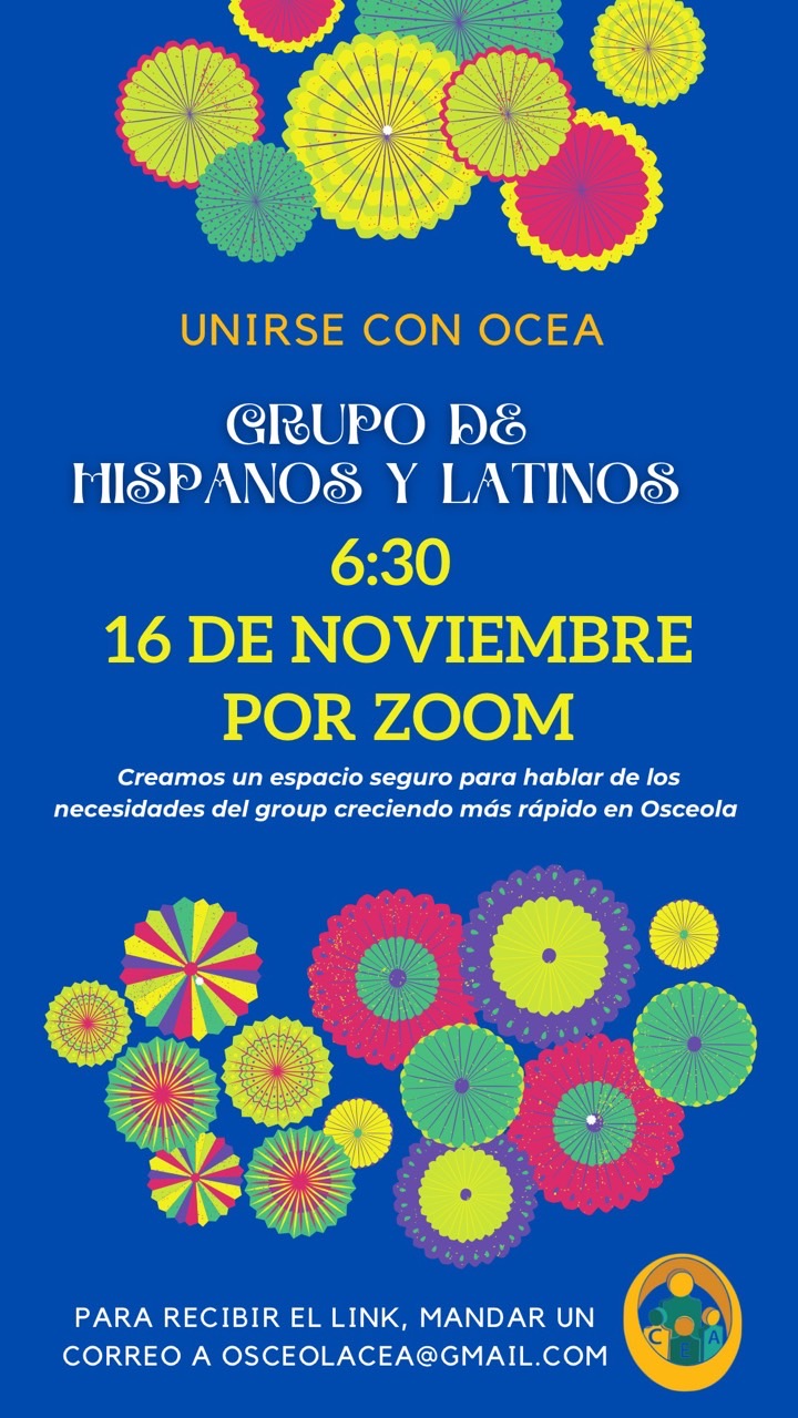 Join us for our Hispanic and LatinX Focus Group