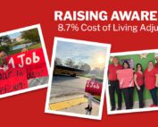 OCEA members are raising awareness for a cost of living adjustment