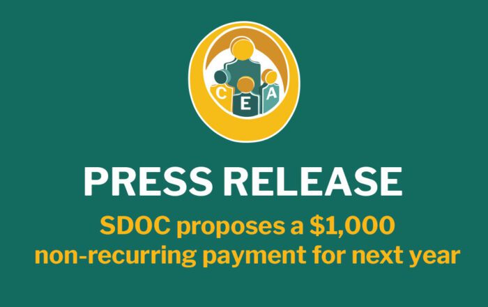 The SDOC proposes a $1000 non-recurring raise for teachers next year.
