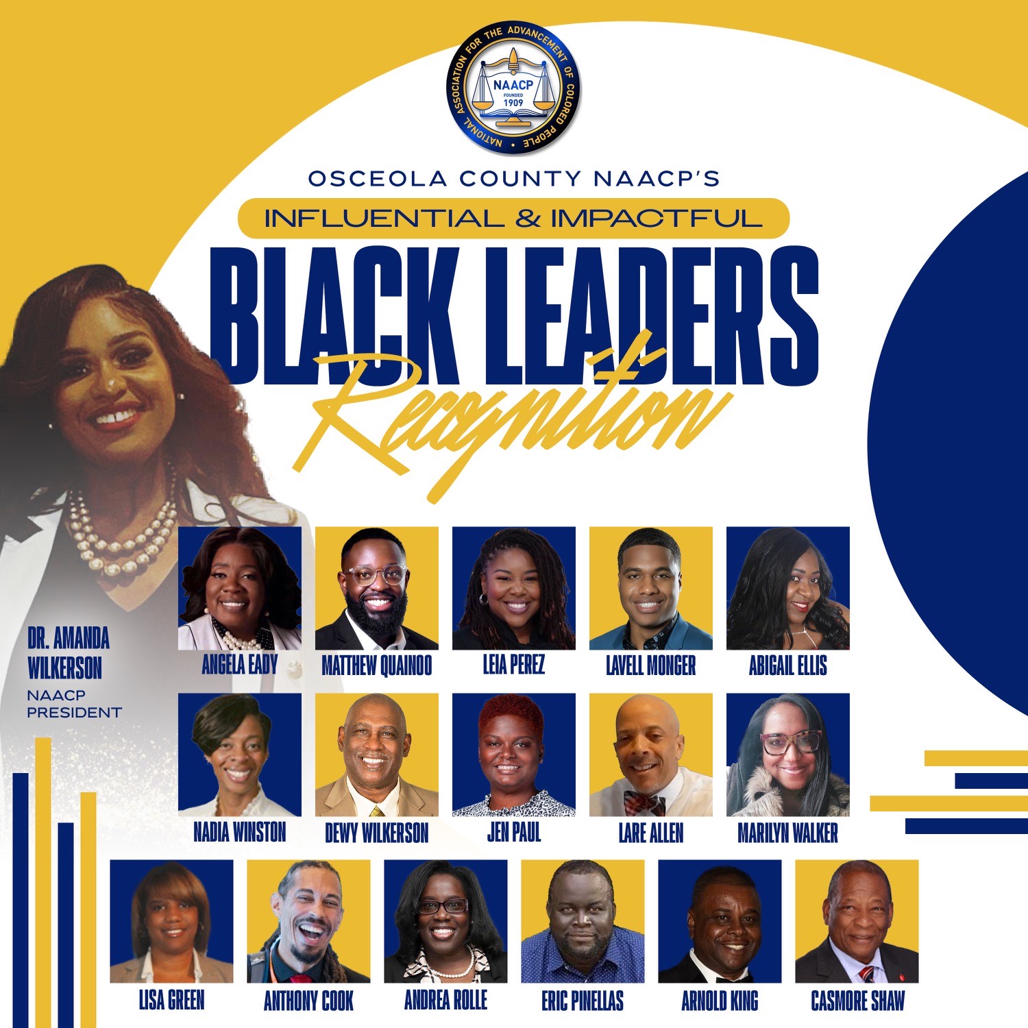 OSCEOLA COUNTY NAACP'S INFLUENTIAL & IMPACTFUL BLACK LEADERS RECOGNITION