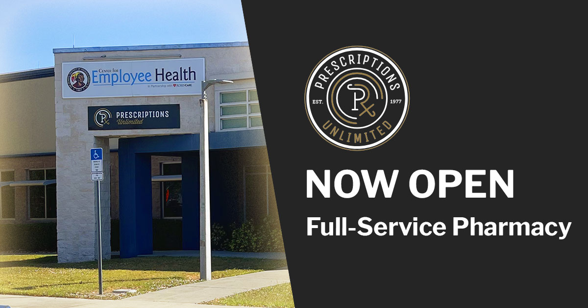 Prescriptions Unlimited, a full-service pharmacy, is now available at the School District of Osceola County's Employee Health Center.
