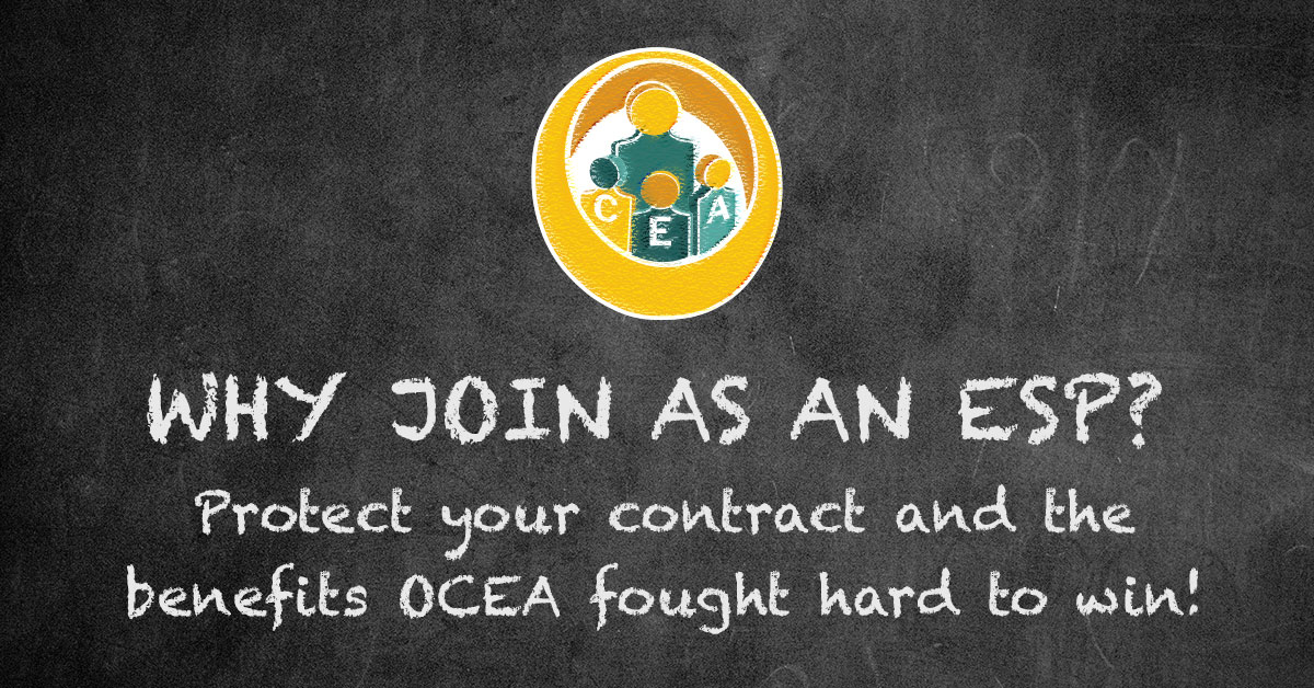 Why should ESPs join OCEA?