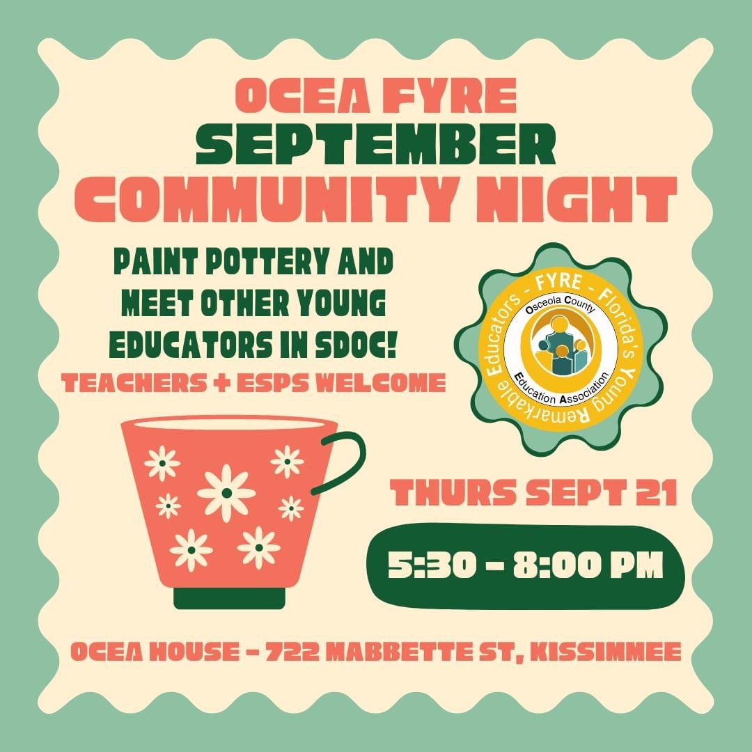 OCEA FYRE September Community Night