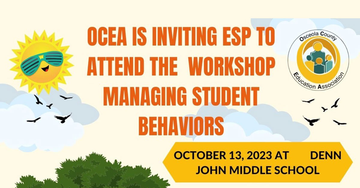 ESP workshop managing student behaviors