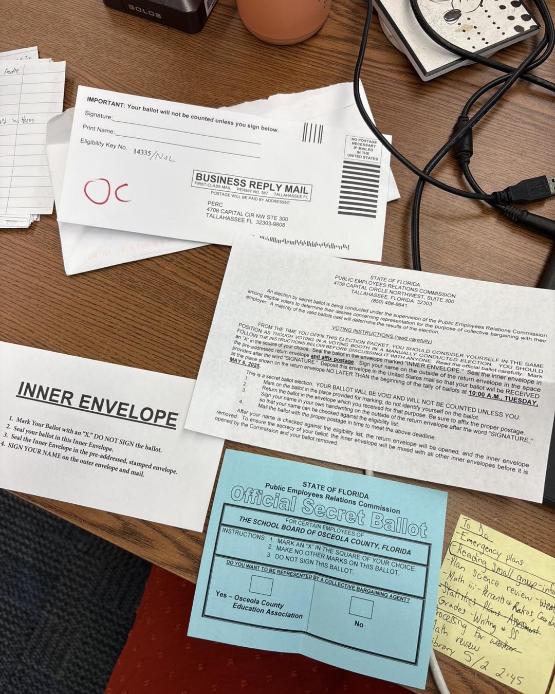 Ballots have arrived1