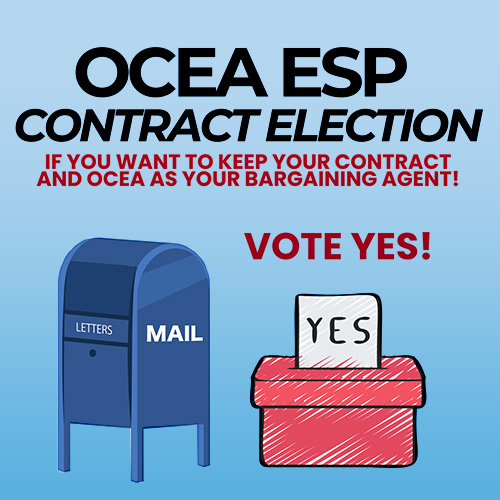 To keep your collective bargaining rights, you must VOTE YES in the upcoming PERC elections.